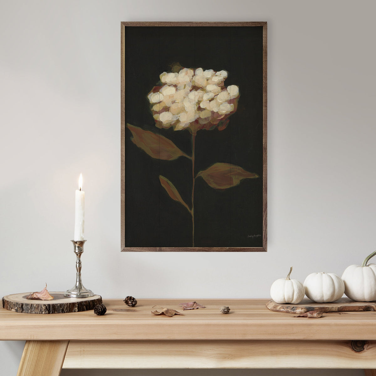 Fade Into Fall Wood Framed Print