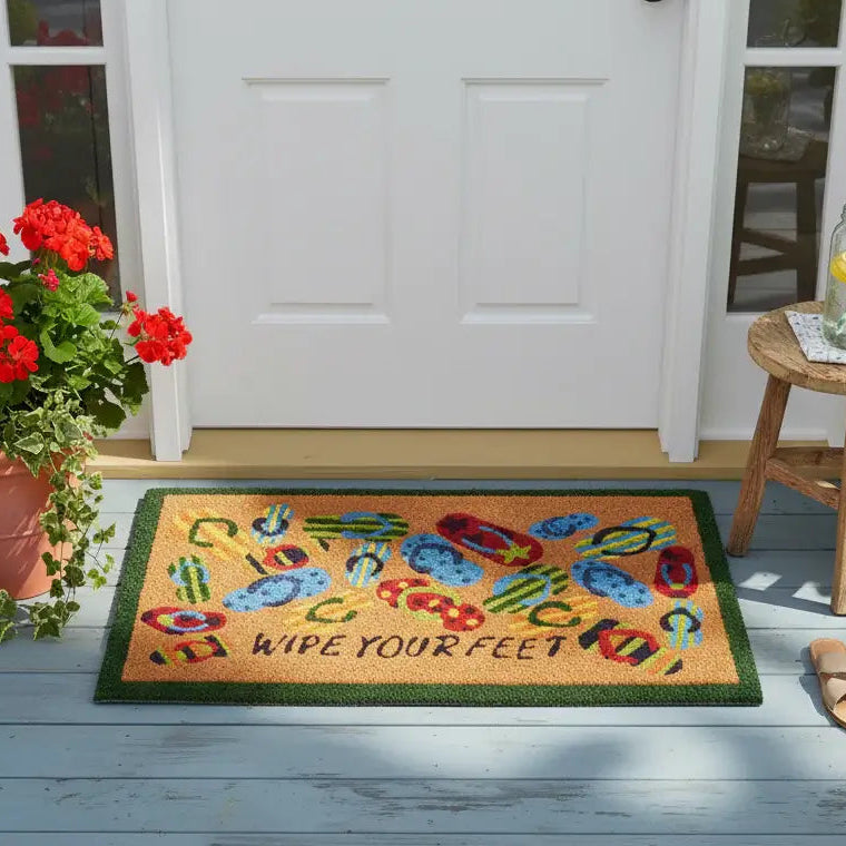 Lots of Flip-Flops Doormat