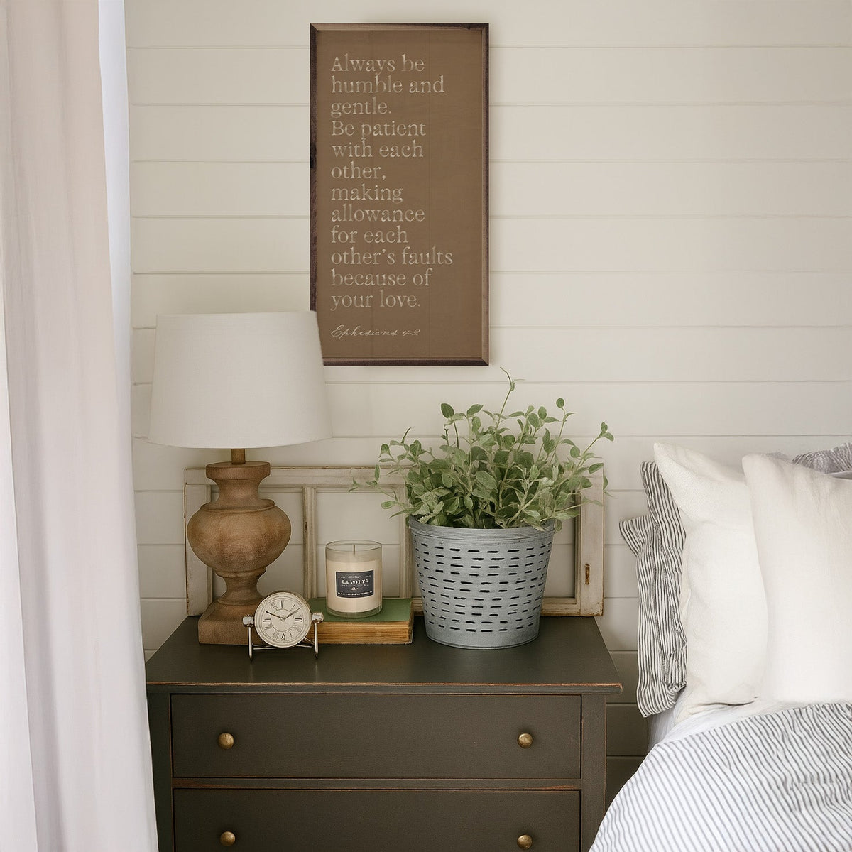 Always Be Humble And Gentle Wood Framed Print