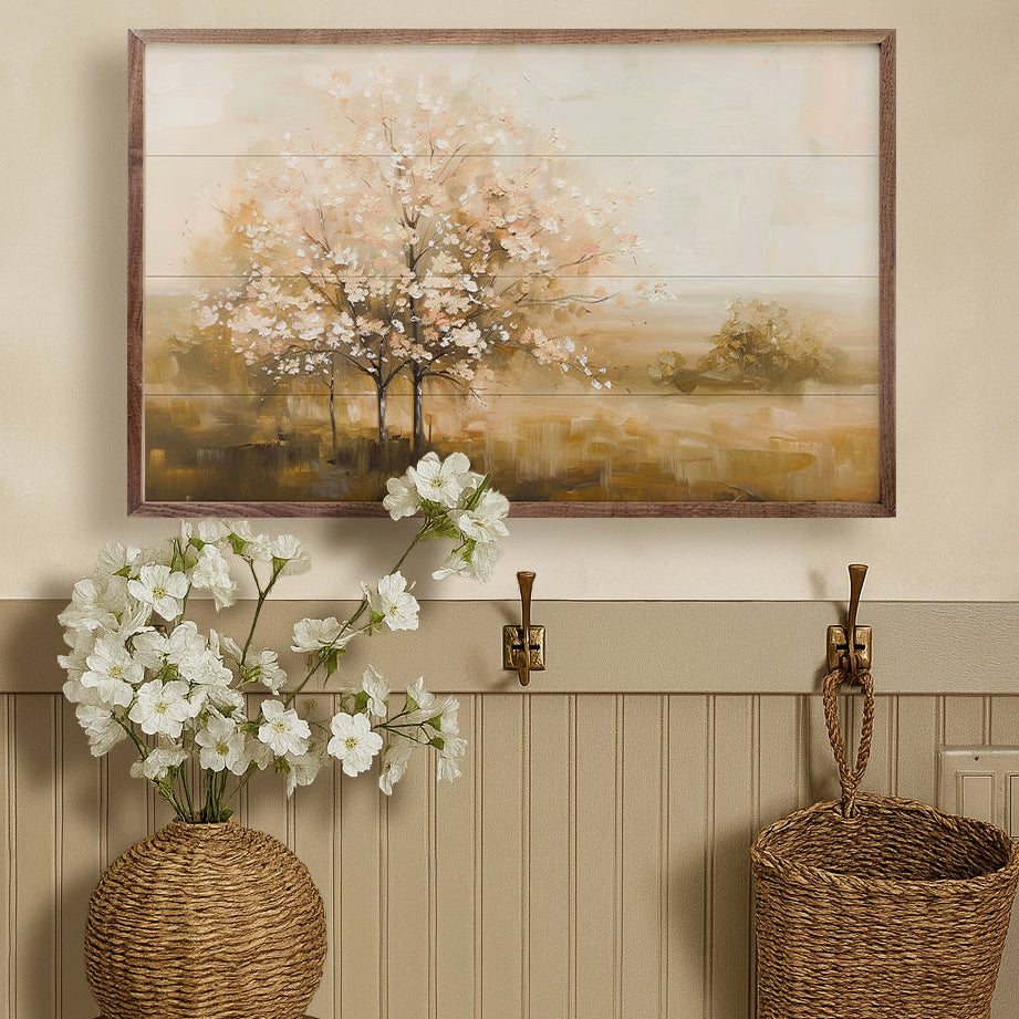 Blossom Tree Wood Framed Print