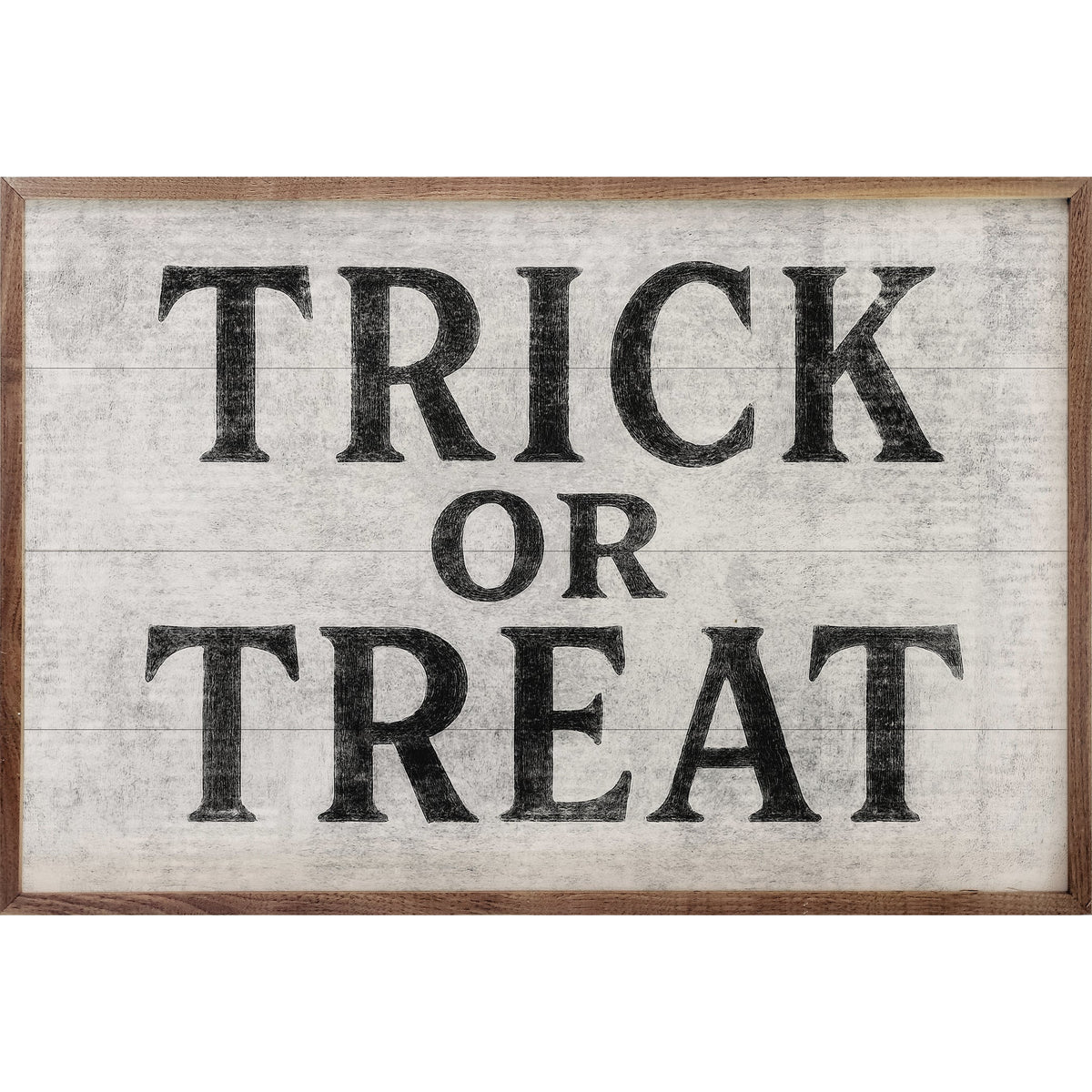 Trick Or Treat Wood Framed Print