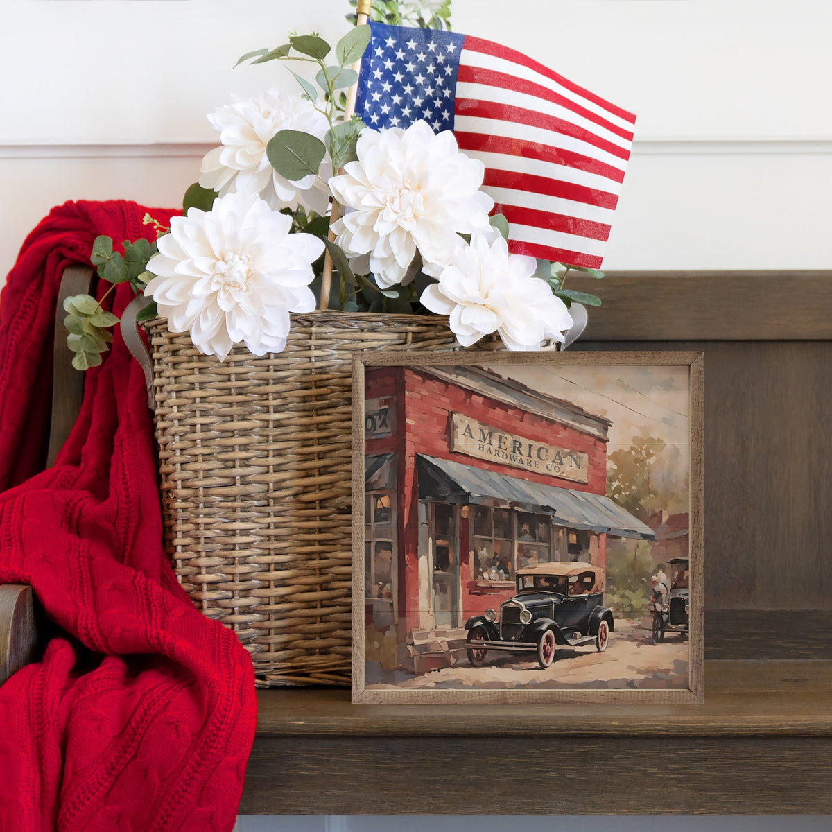 American Hardware Co Wood Framed Print