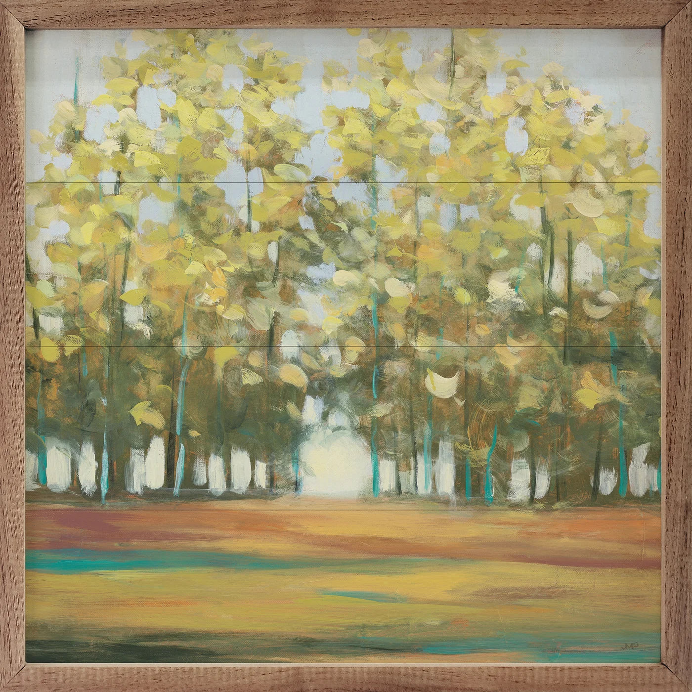 Aspen Grove By Julia Purinton Wood Framed Print