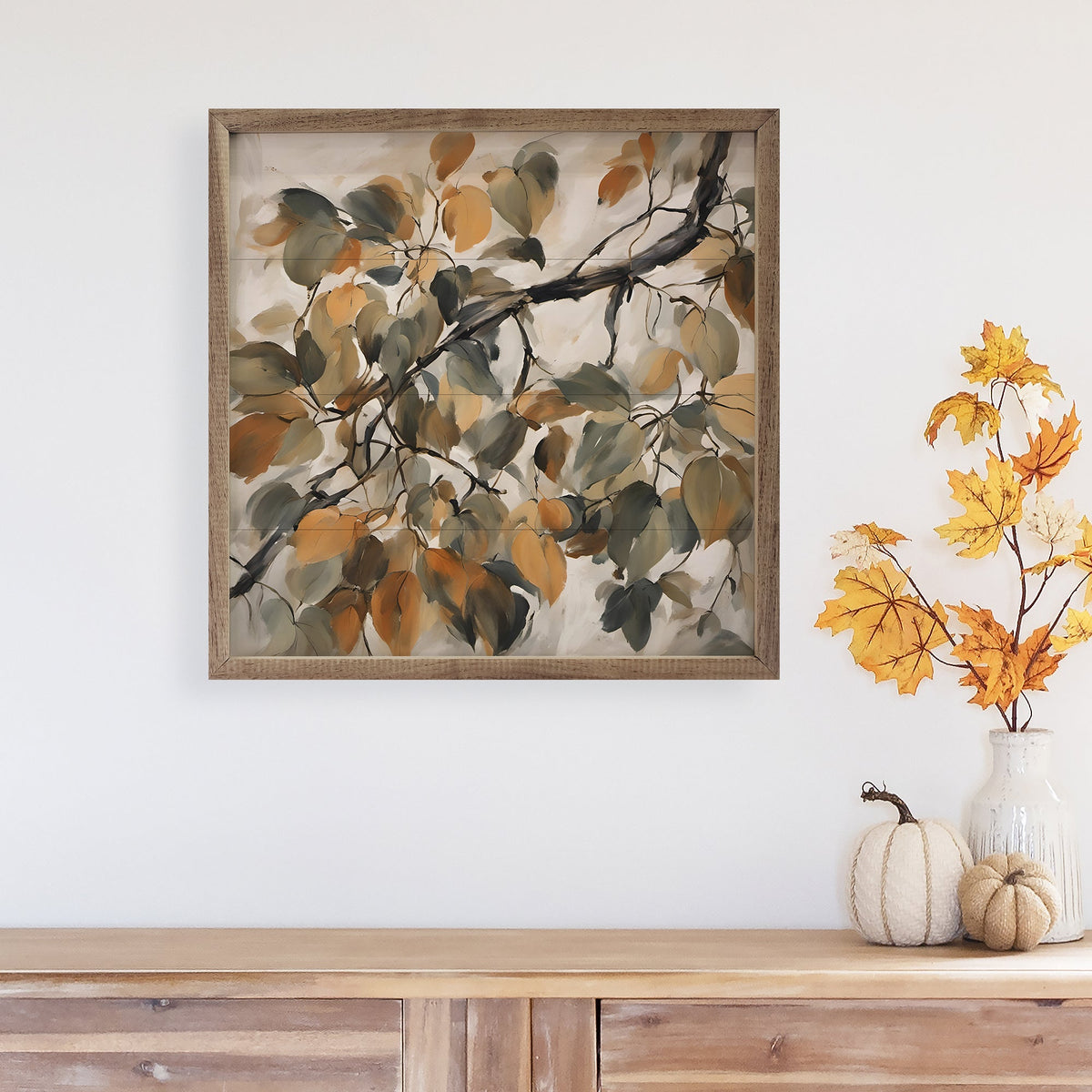 Changing Seasons Wood Framed Print