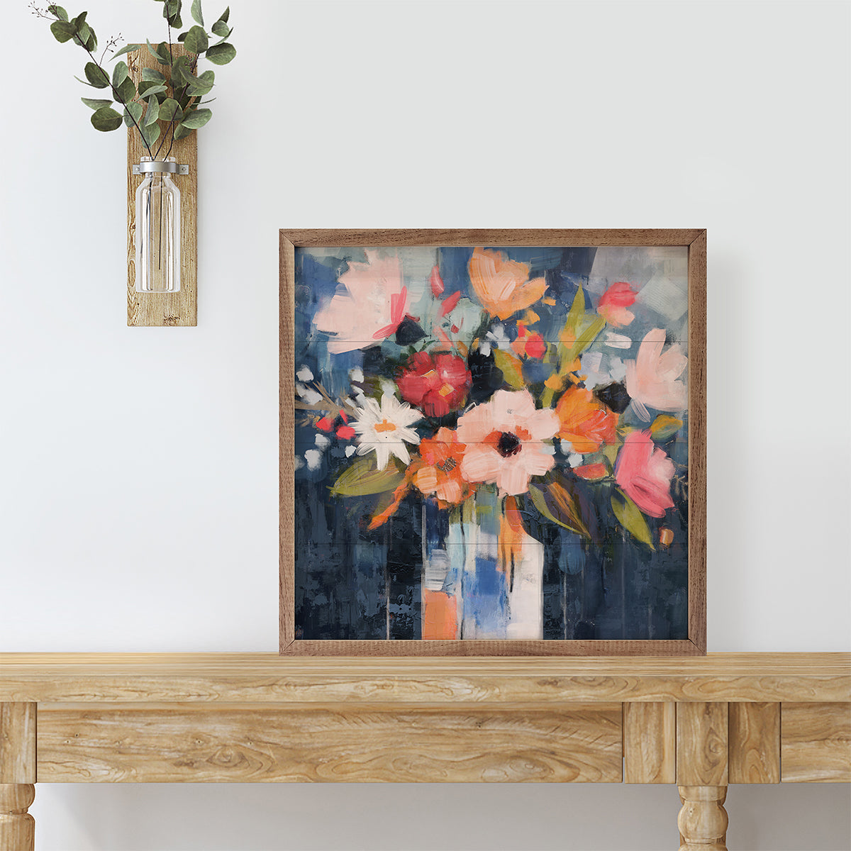 Enchanted Florals Wood Framed Print