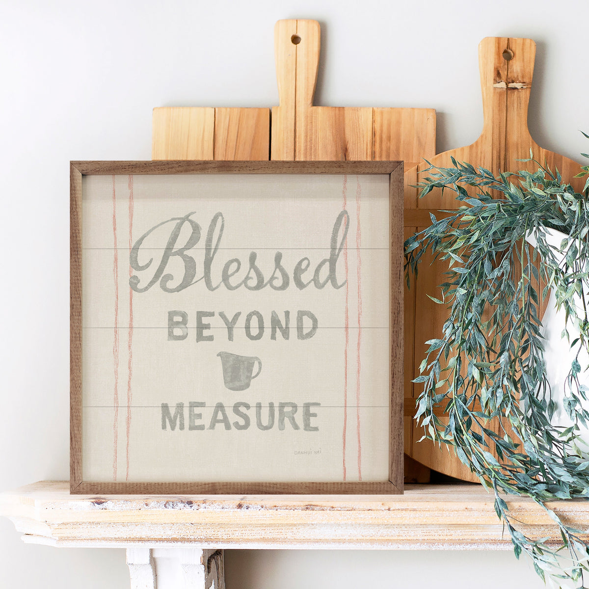 Blessed Beyond Measure Wood Framed Print