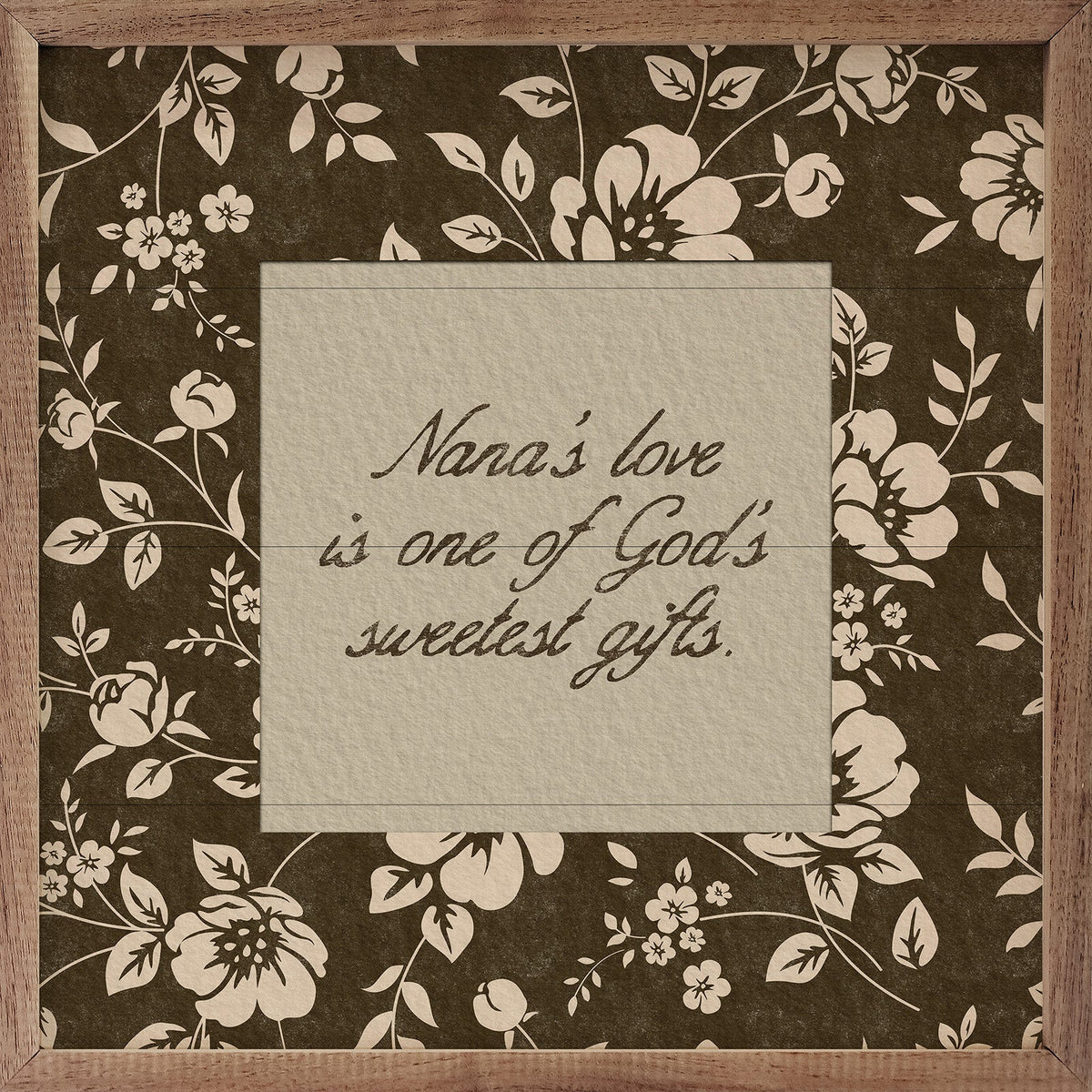 God's Greatest Gift Nana Wood Framed Print