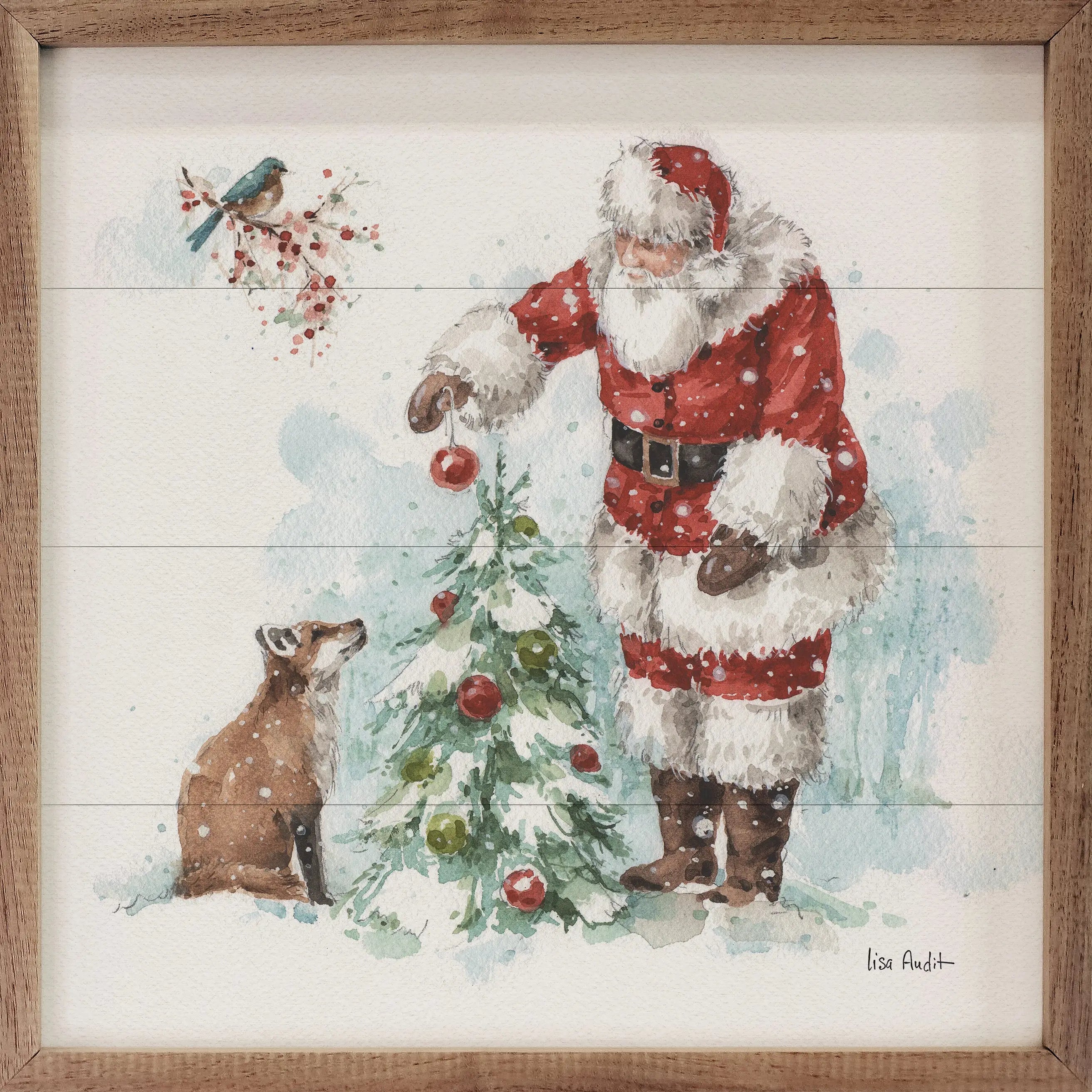 Magical Holidays V Santa Wood Framed Print