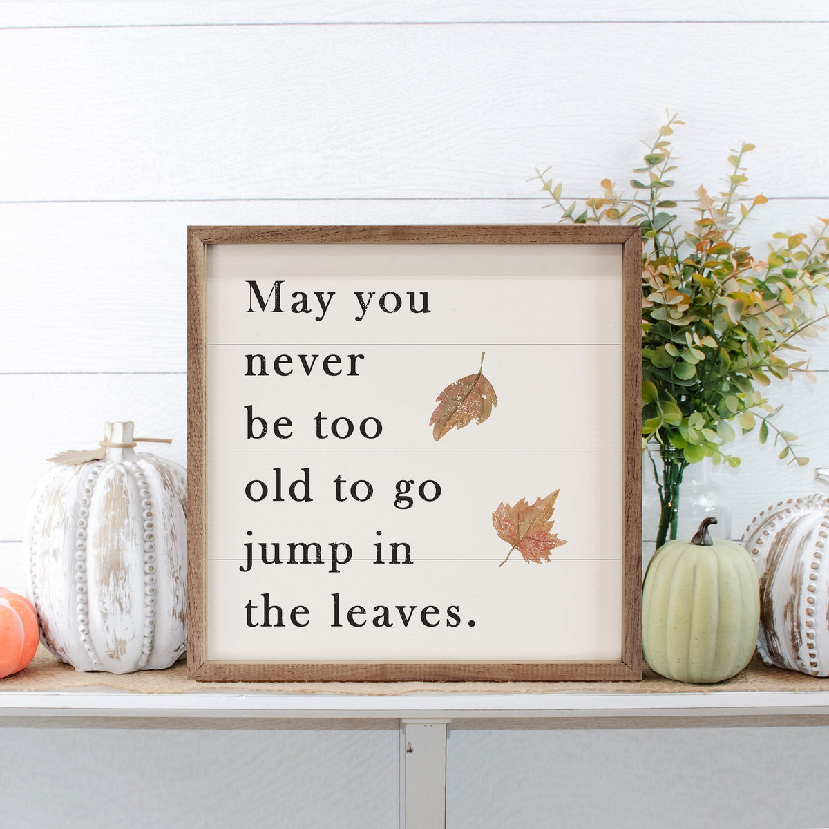 May You Never Be Too Old Wood Framed Print