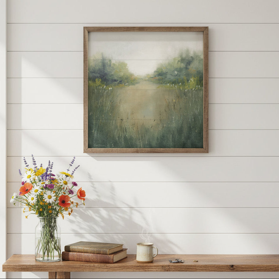 Sunrise Morning By Carol Robinson Wood Framed Print