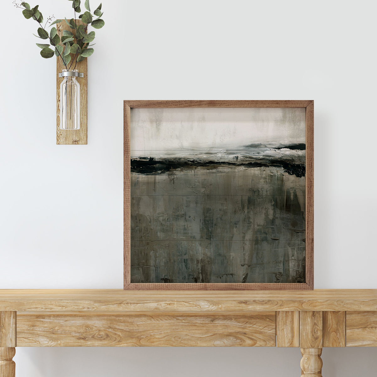 Uneven Ground By Carol Robinson Wood Framed Print