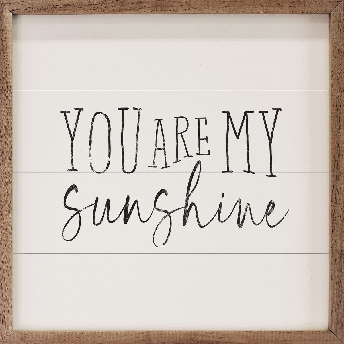 You Are My Sunshine Wood Framed Print