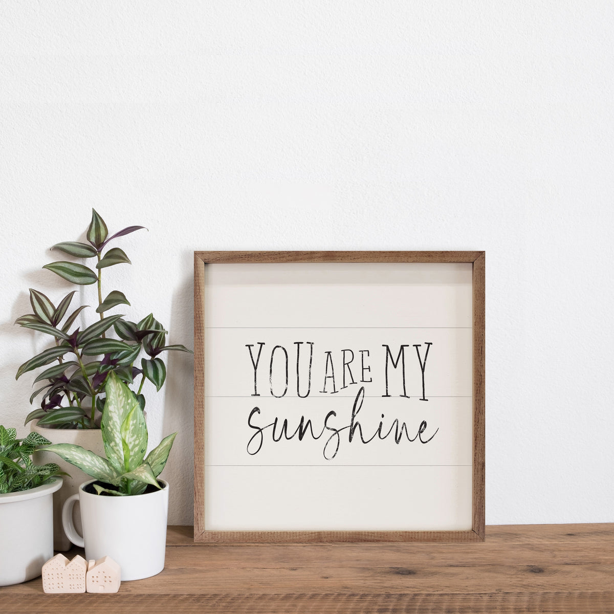You Are My Sunshine Wood Framed Print