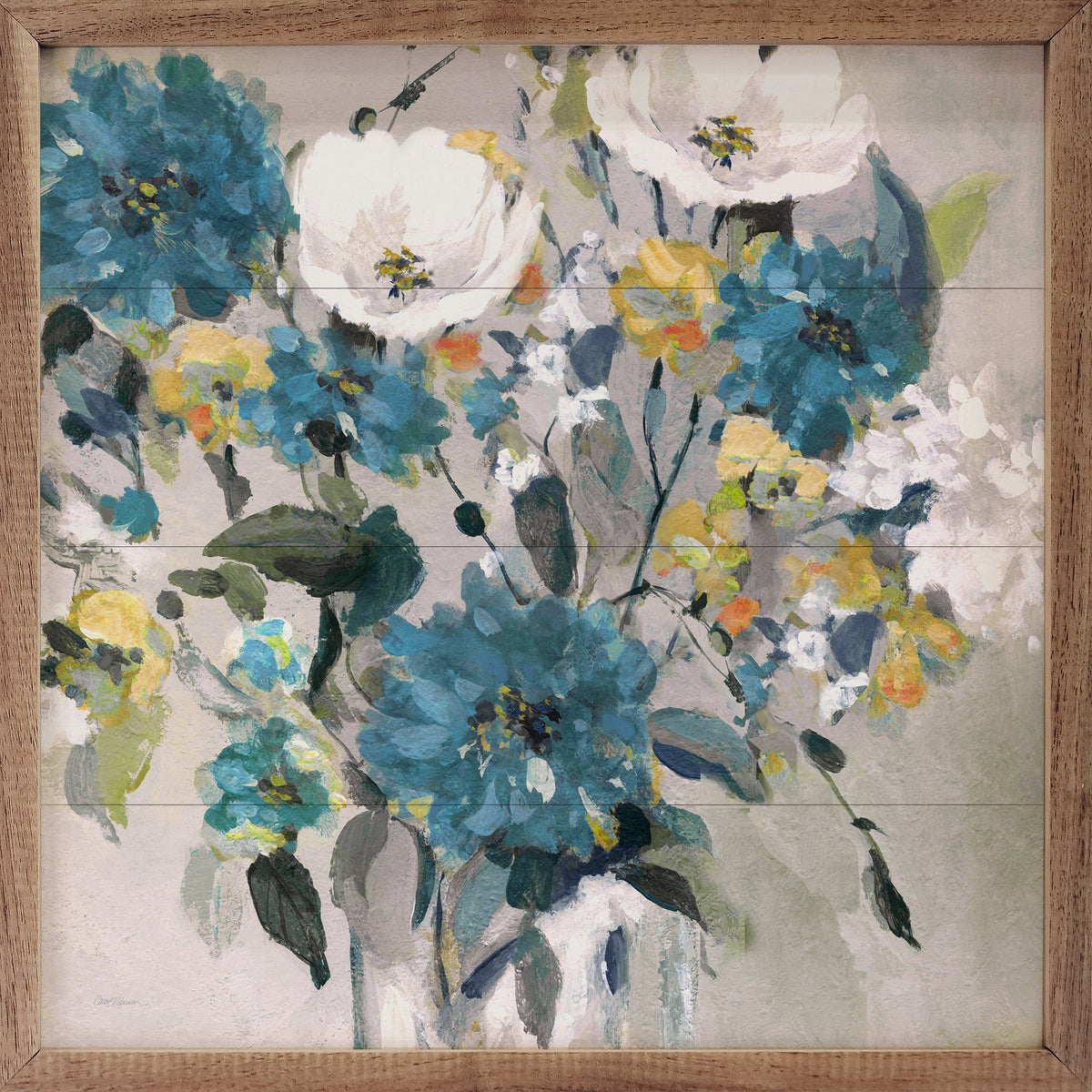 Autumn Jewels By Carol Robinson Wood Framed Print