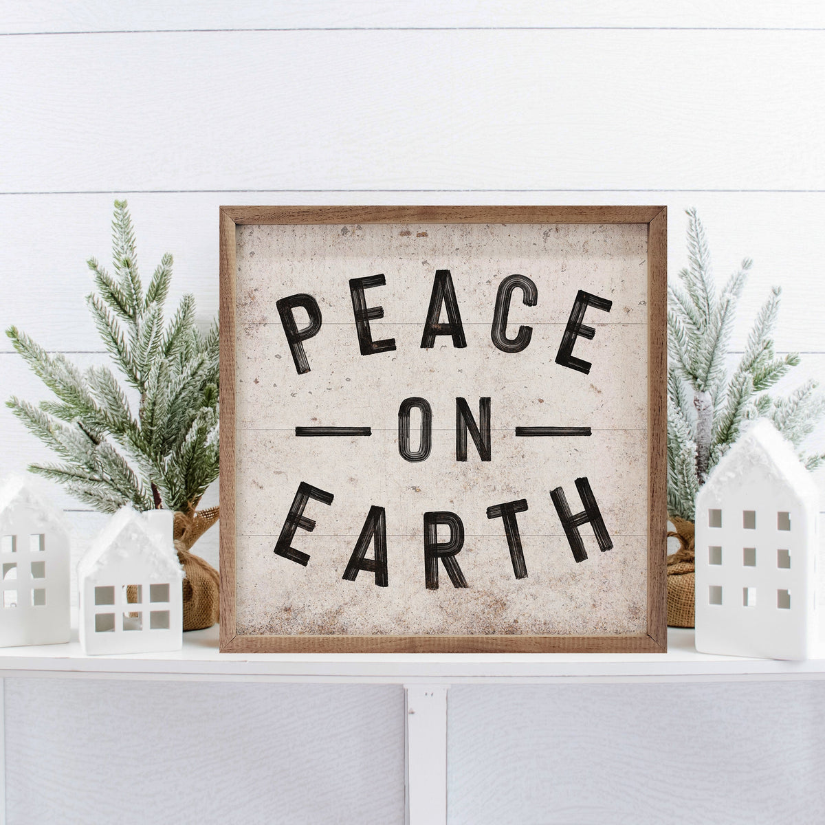 Peace On Earth Framed Print