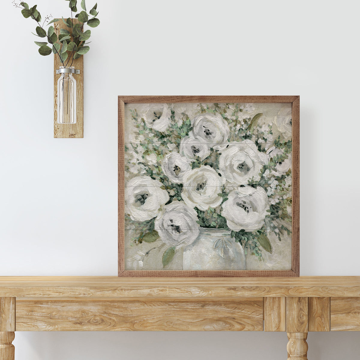 Simply Soft By Carol Robinson Wood Framed Print