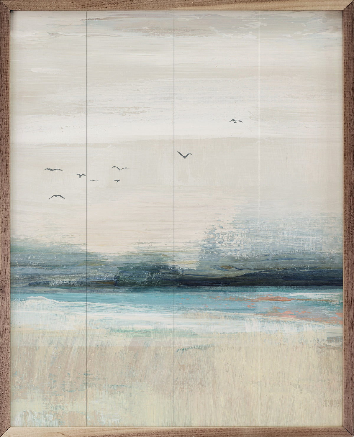 Coastal Birds 2 Wood Framed Print