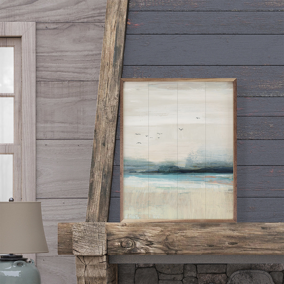 Coastal Birds 2 Wood Framed Print
