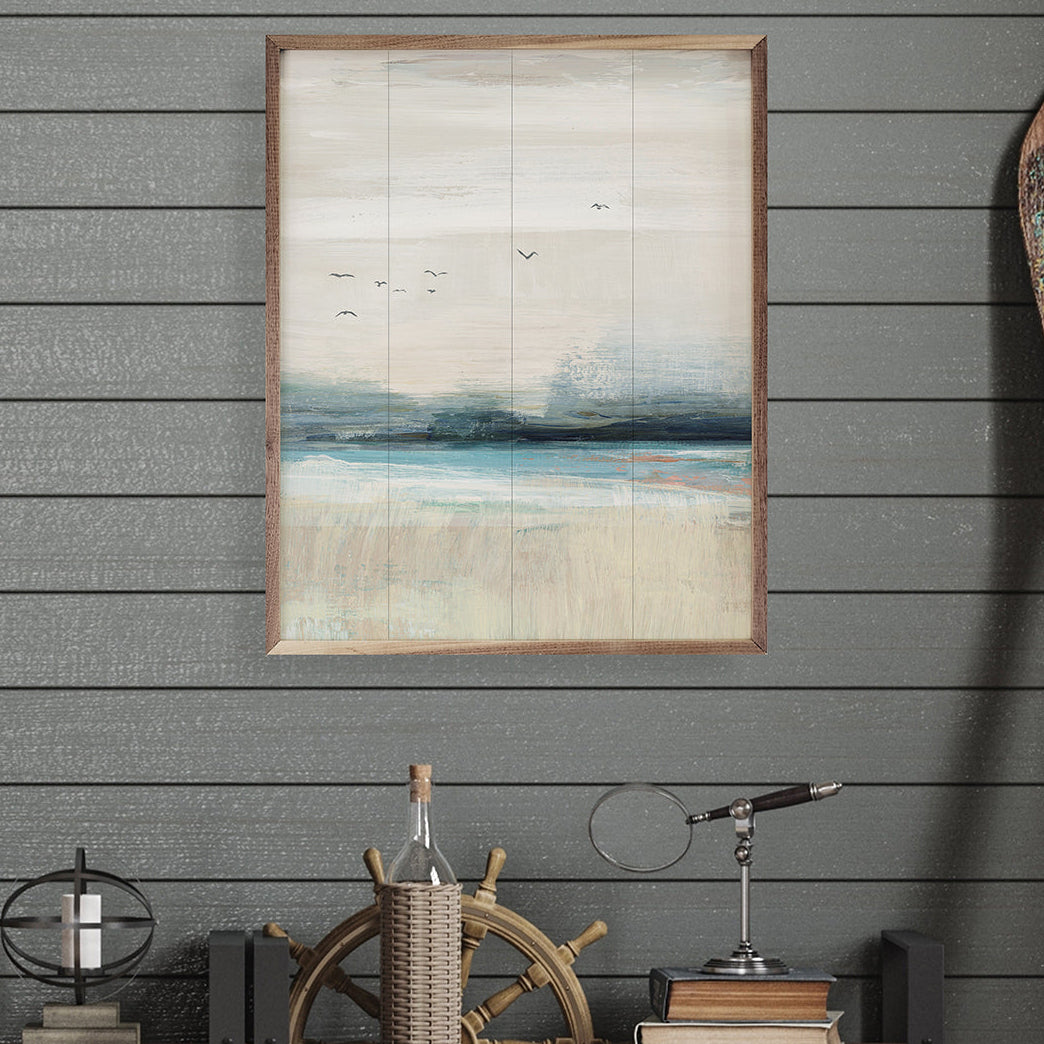Coastal Birds 2 Wood Framed Print