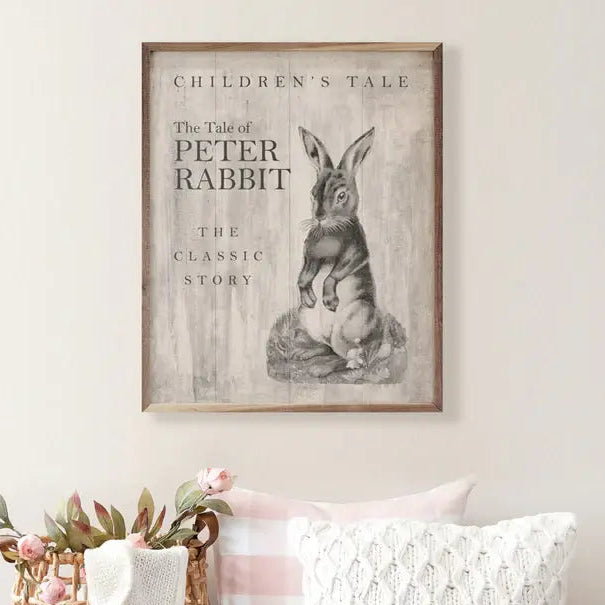 The Tale Of Peter Rabbit Wood Framed Print