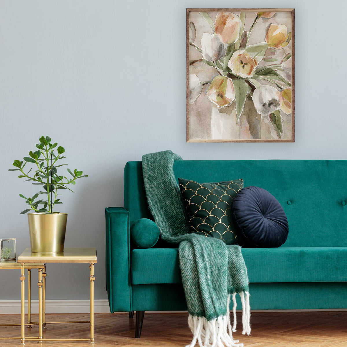 Tomorrow's Tulips Wood Framed Print
