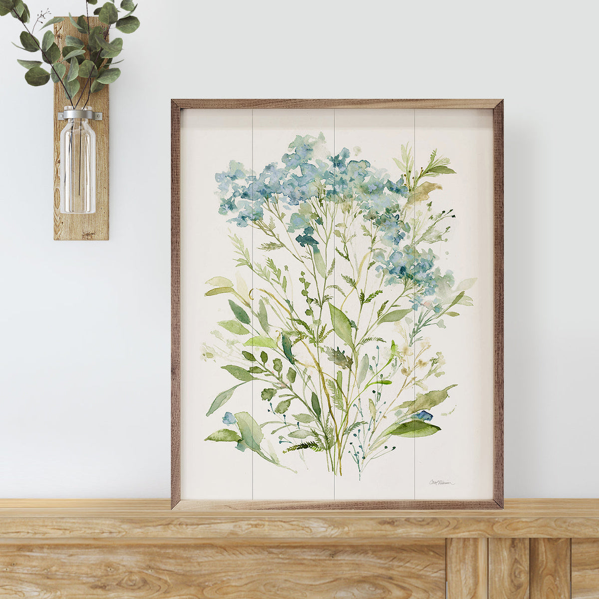 Garden Lace Wood Framed Print