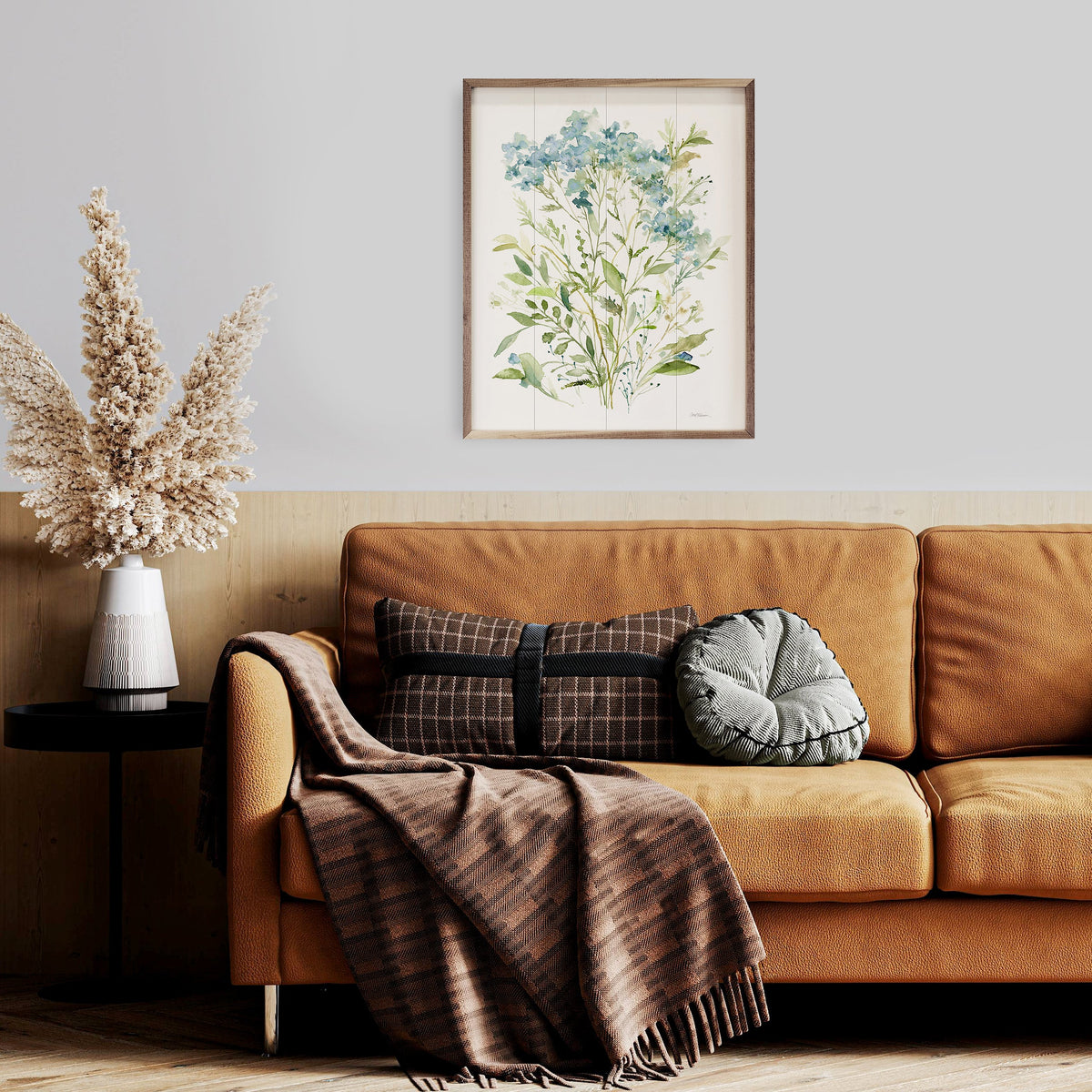Garden Lace Wood Framed Print