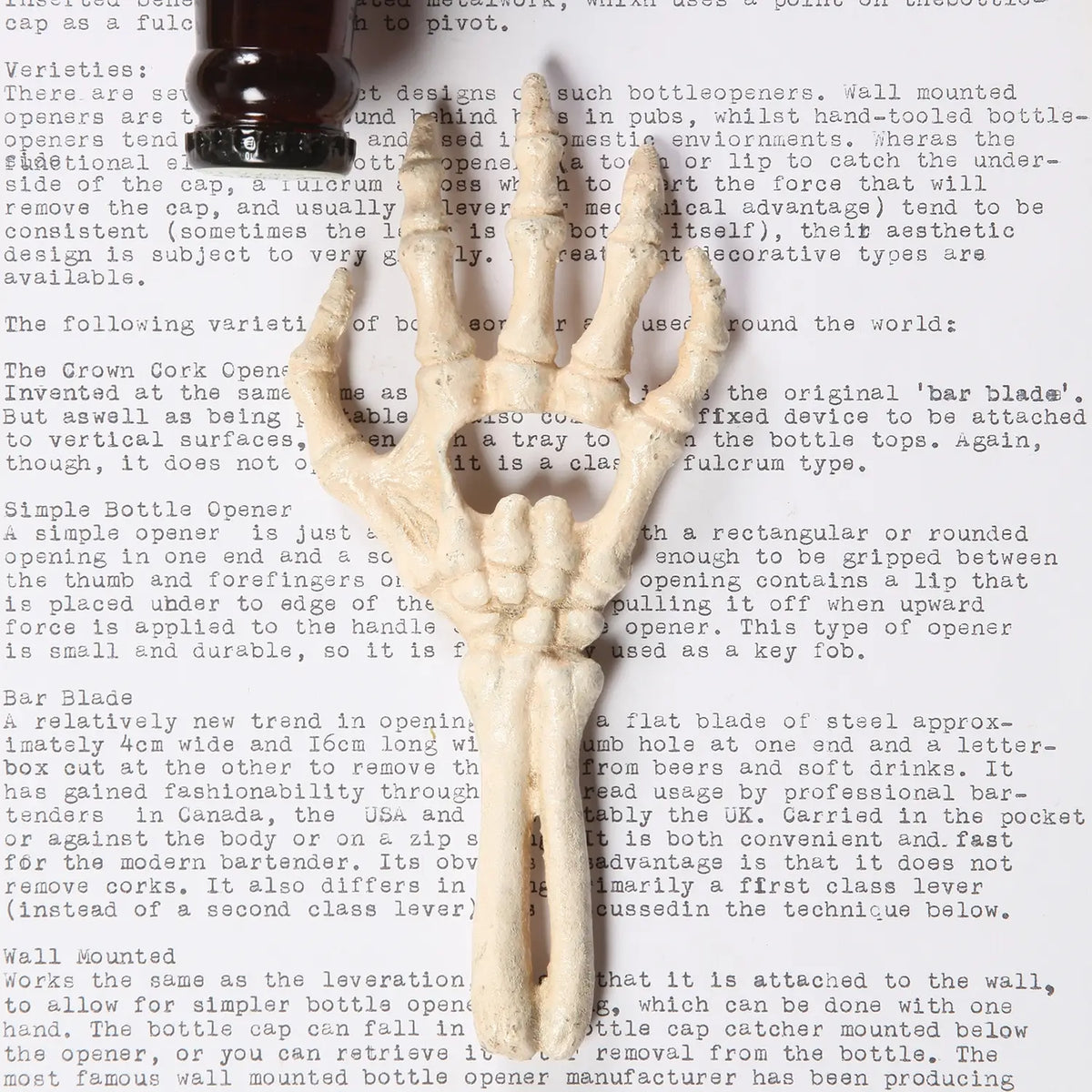 Skeleton Hand Bottle Opener