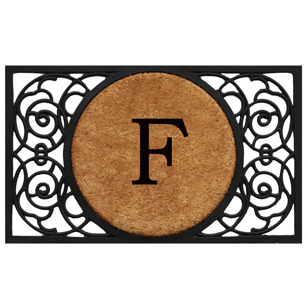 Armada Circle Monogram Doormat