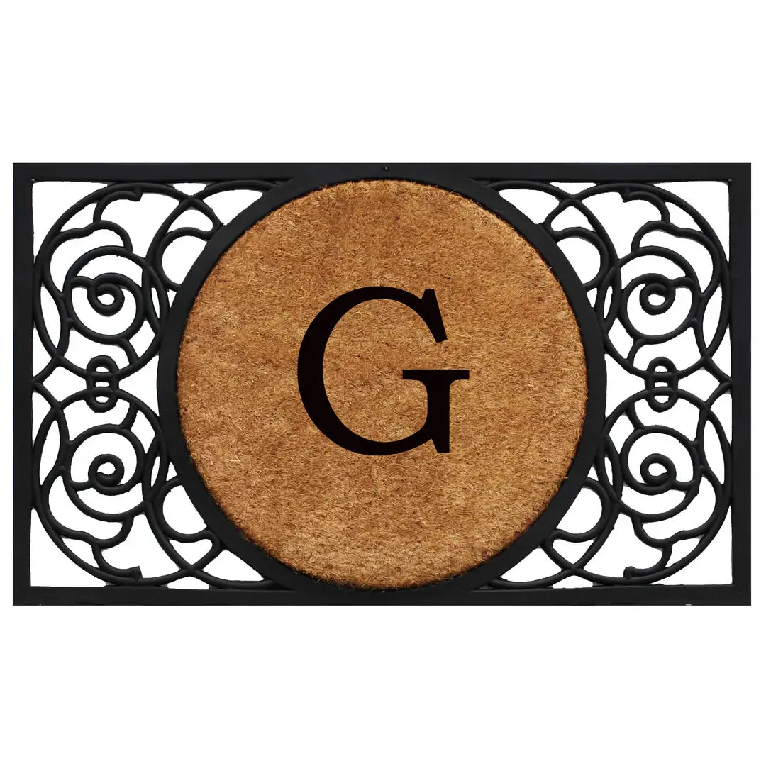 Armada Circle Monogram Doormat