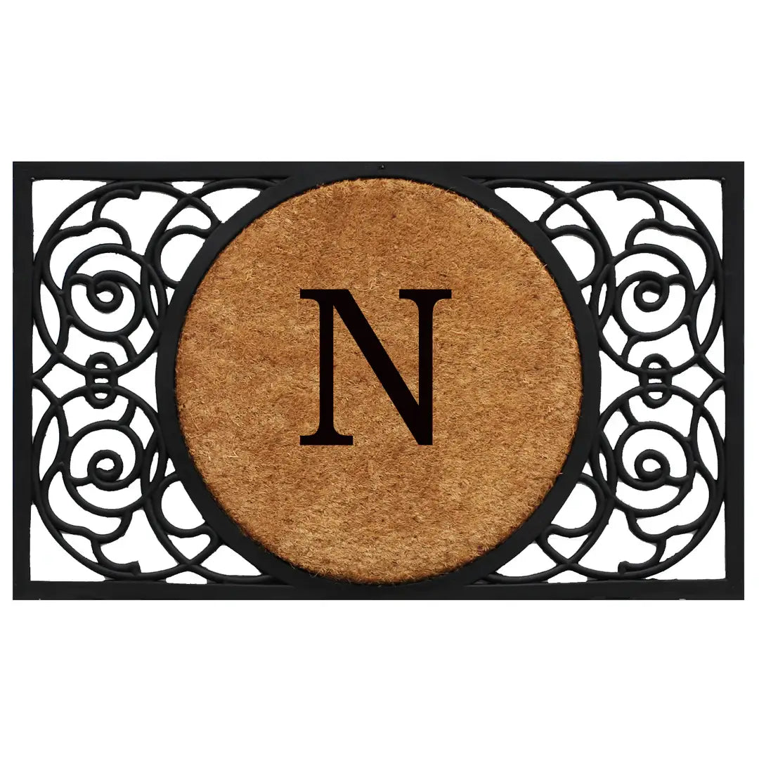 Armada Circle Monogram Doormat