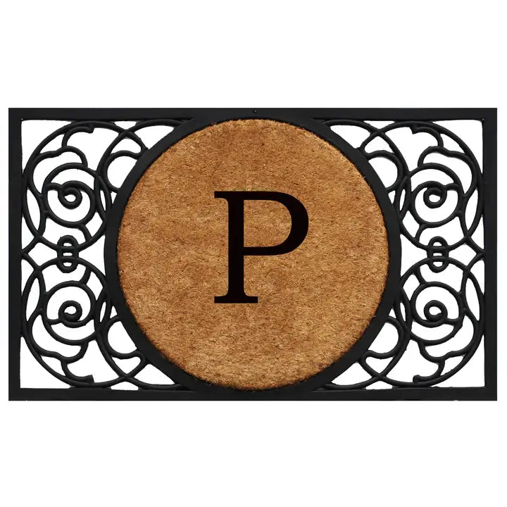 Armada Circle Monogram Doormat