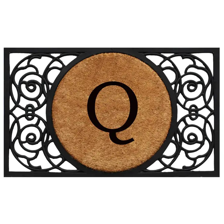 Armada Circle Monogram Doormat