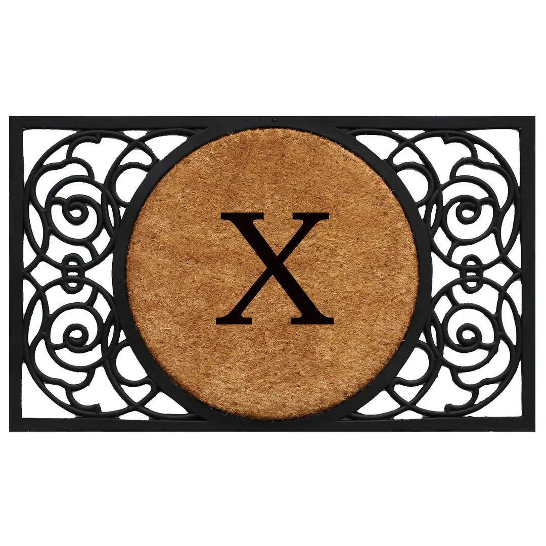 Armada Circle Monogram Doormat