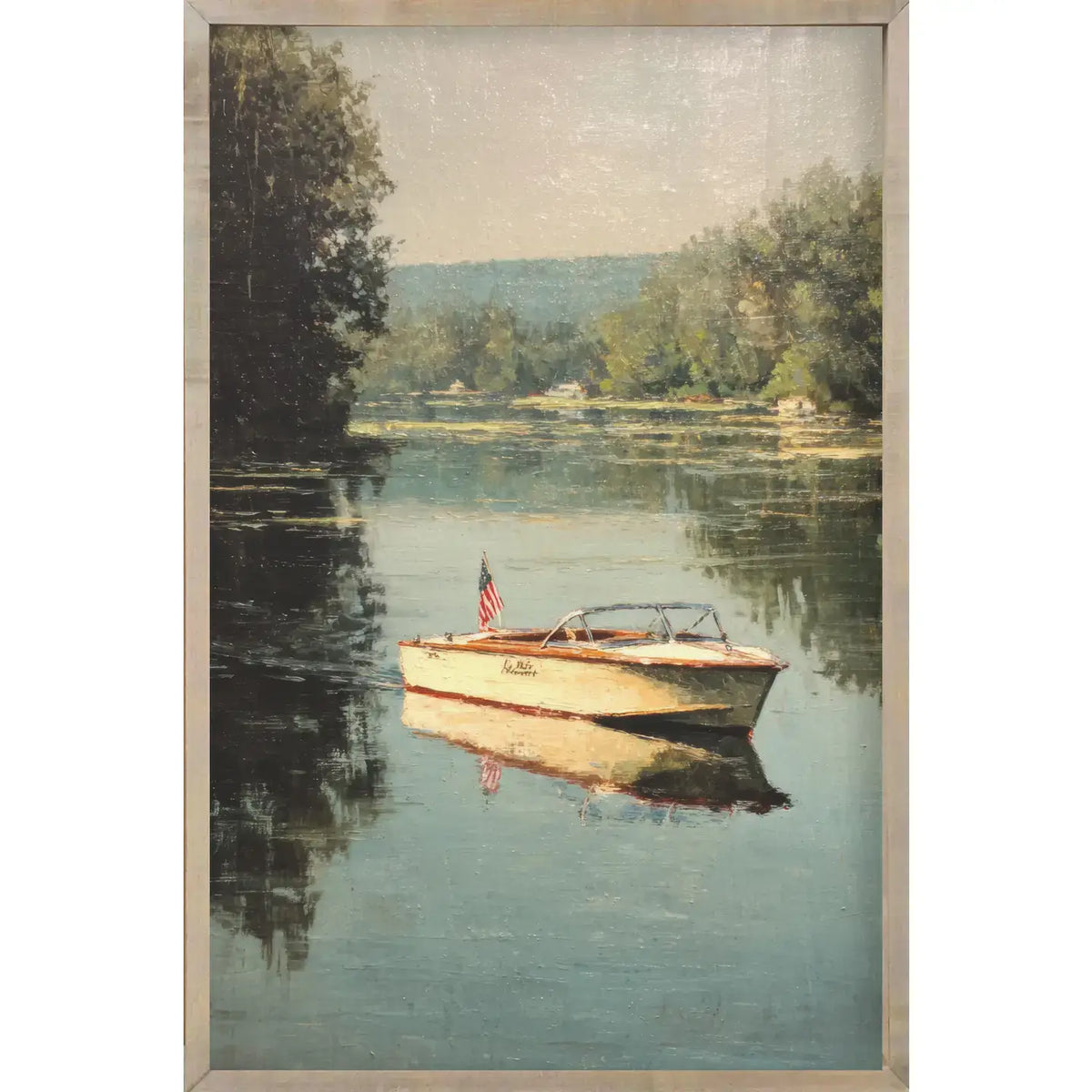 Americana Lake No. 15 Thin Oak Frame