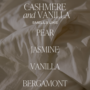 Cashmere and Vanilla Fluted Soy Candle
