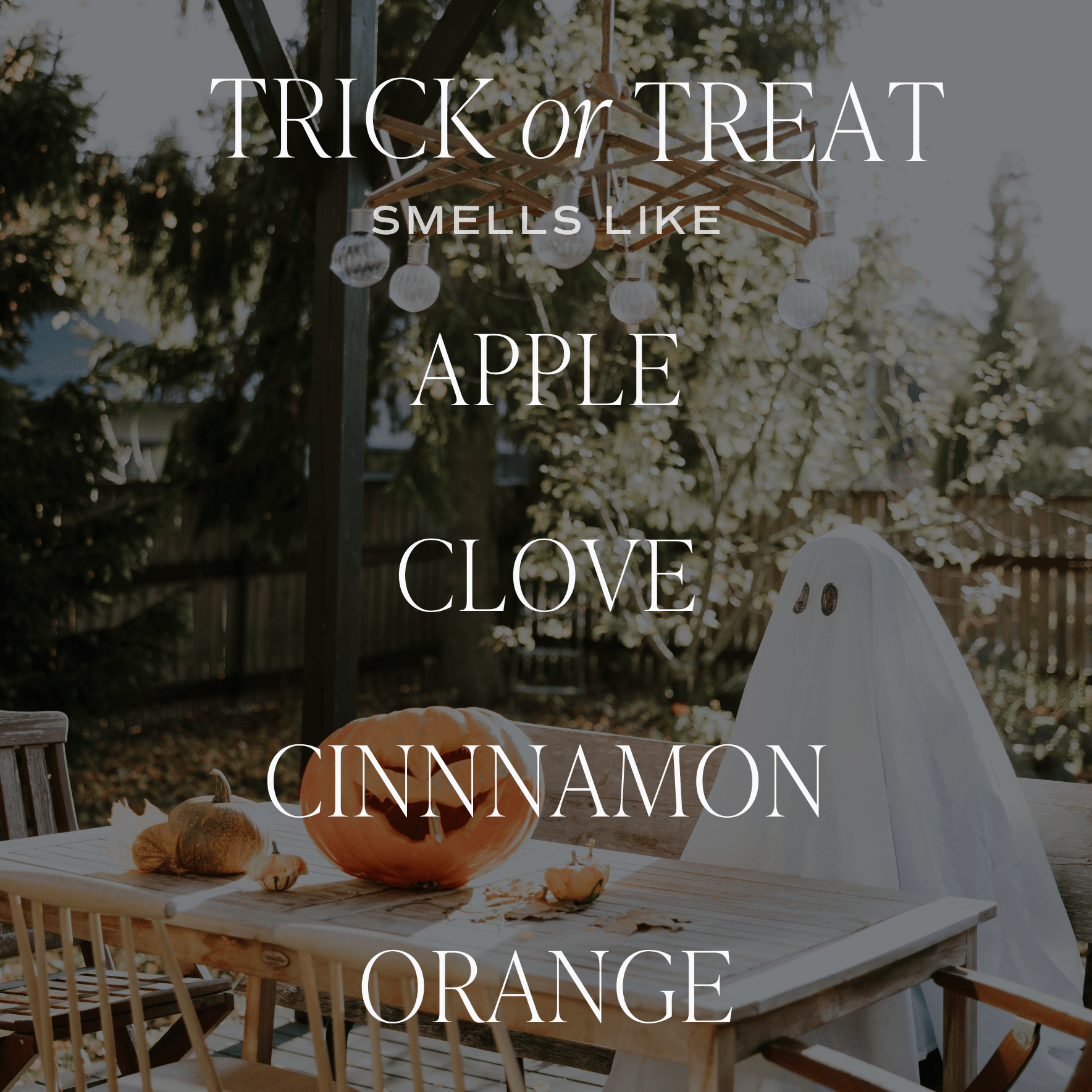 Trick or Treat Patterned Jar Candle