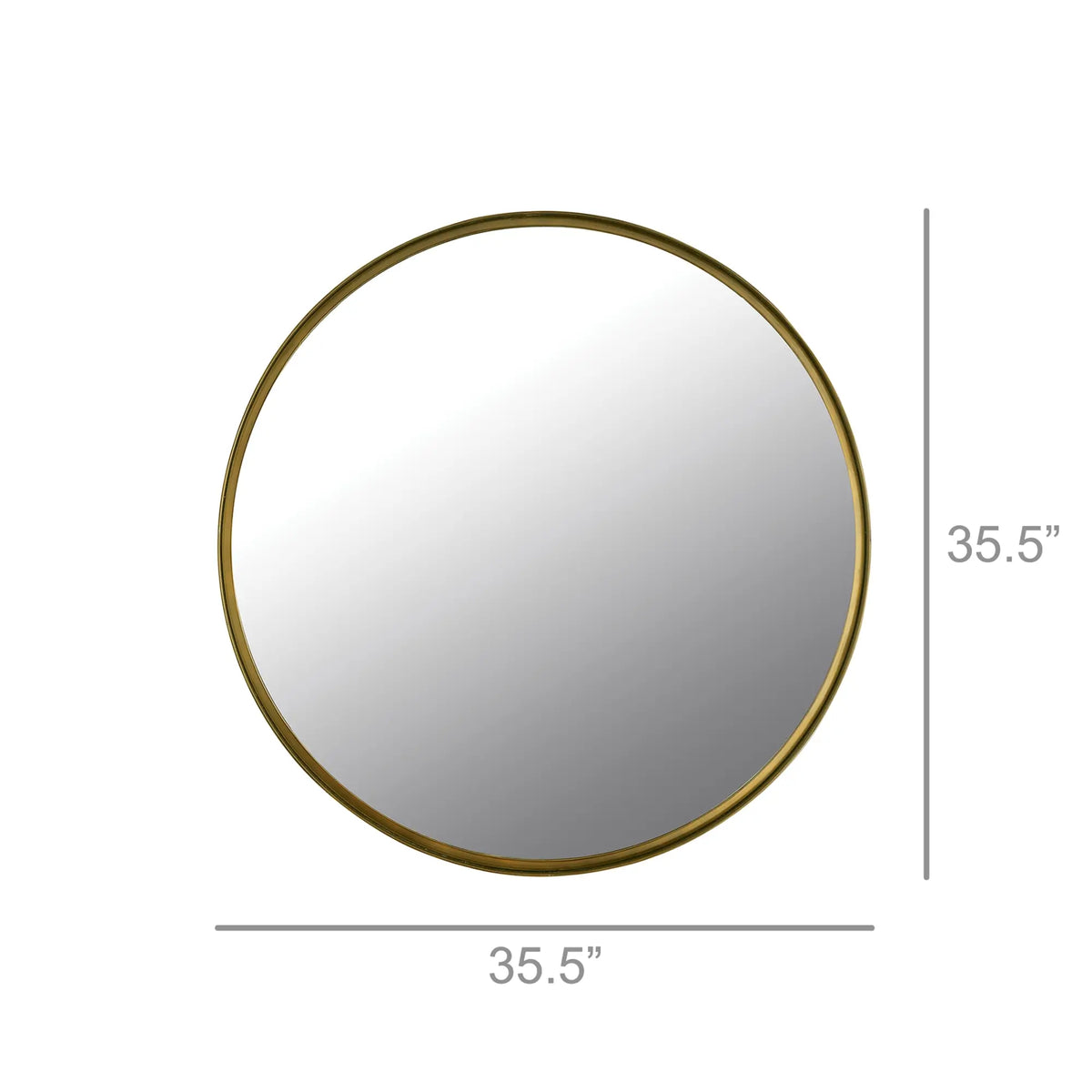 Beacon Brass Mirror