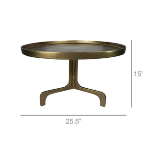Carr Brass Coffee Table