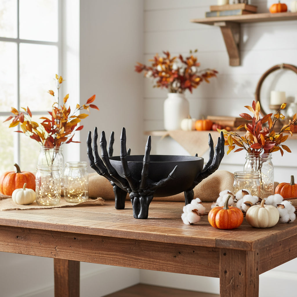 Skeleton Hand Bowl