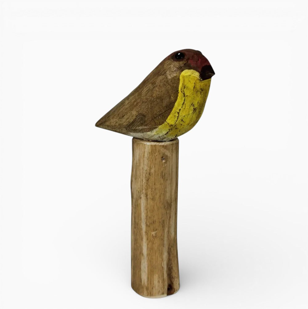 Wood Base Tree Birds Set