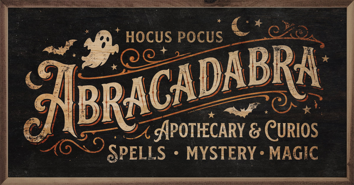 Abracadabra Wood Framed Print