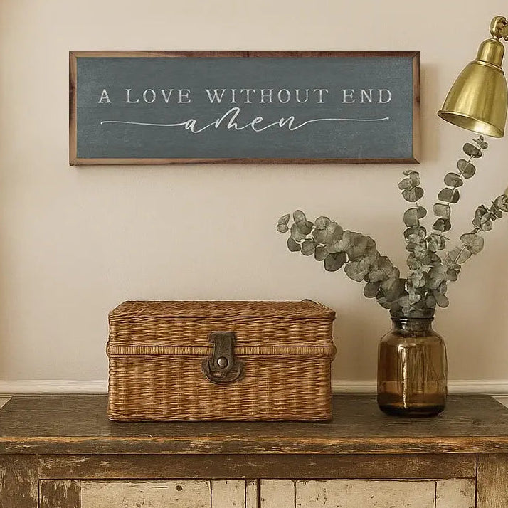 A Love Without End Wood Framed Print