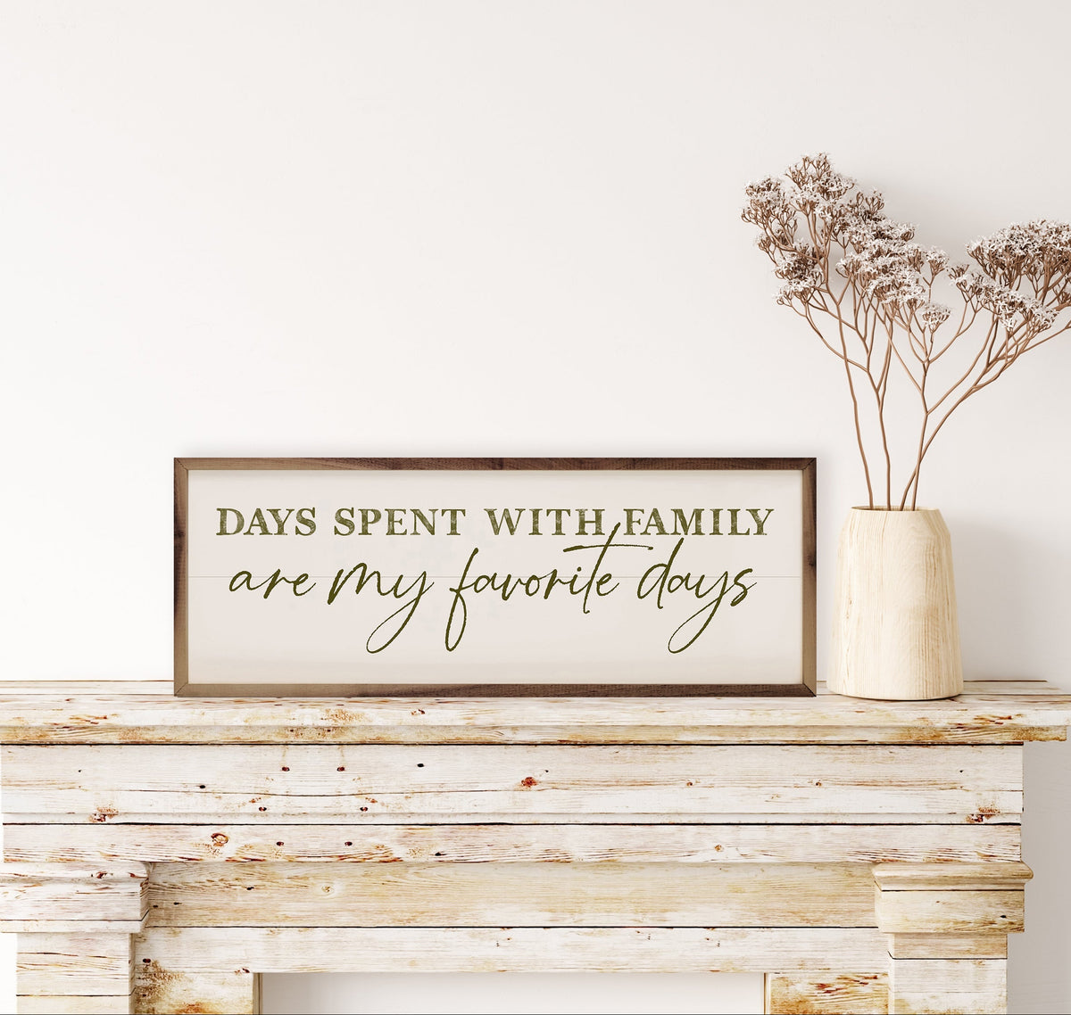 My Favorite Days Wood Framed Print