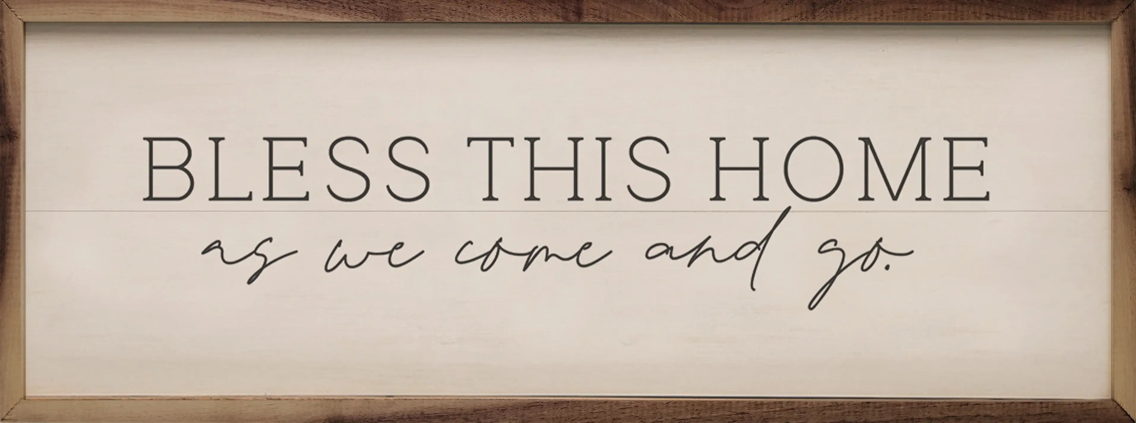 Bless This Home Wood Framed Print