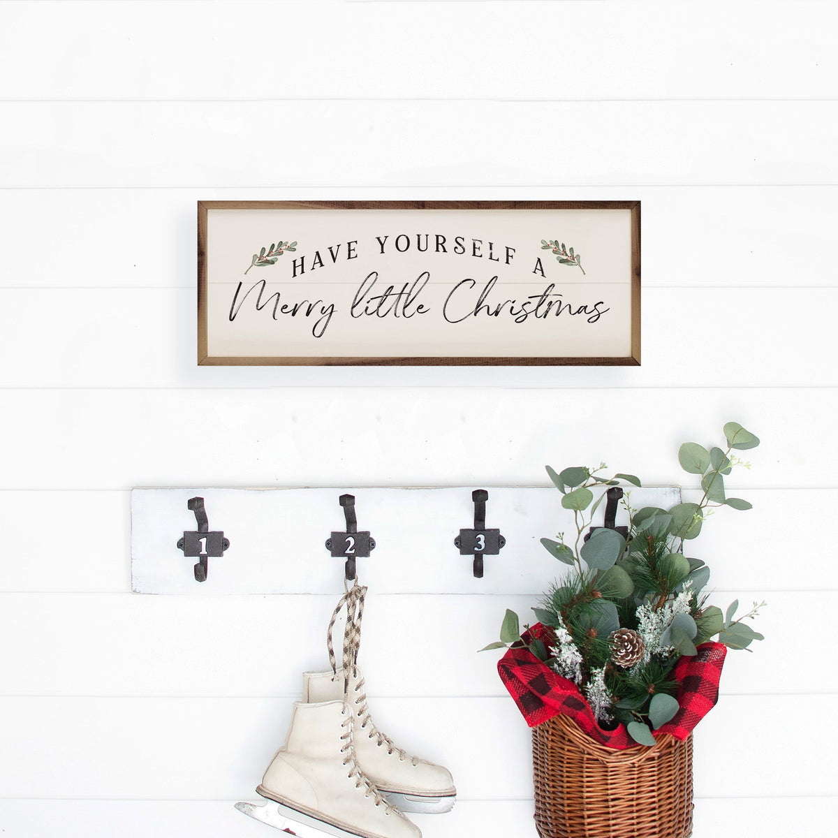 Have Yourself A Merry Little Christmas Wood Framed Print