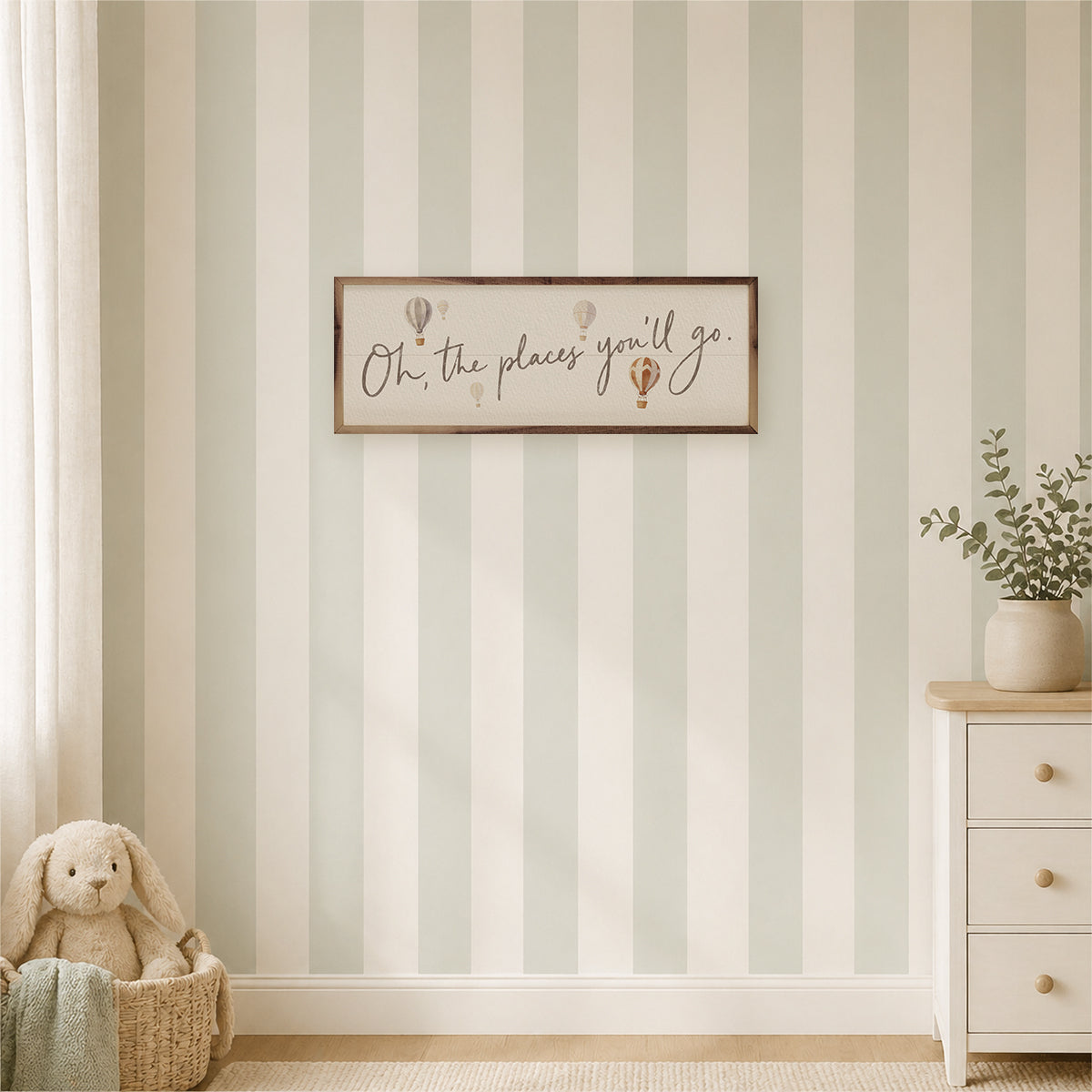 Oh The Places You'll Go Wood Framed Print