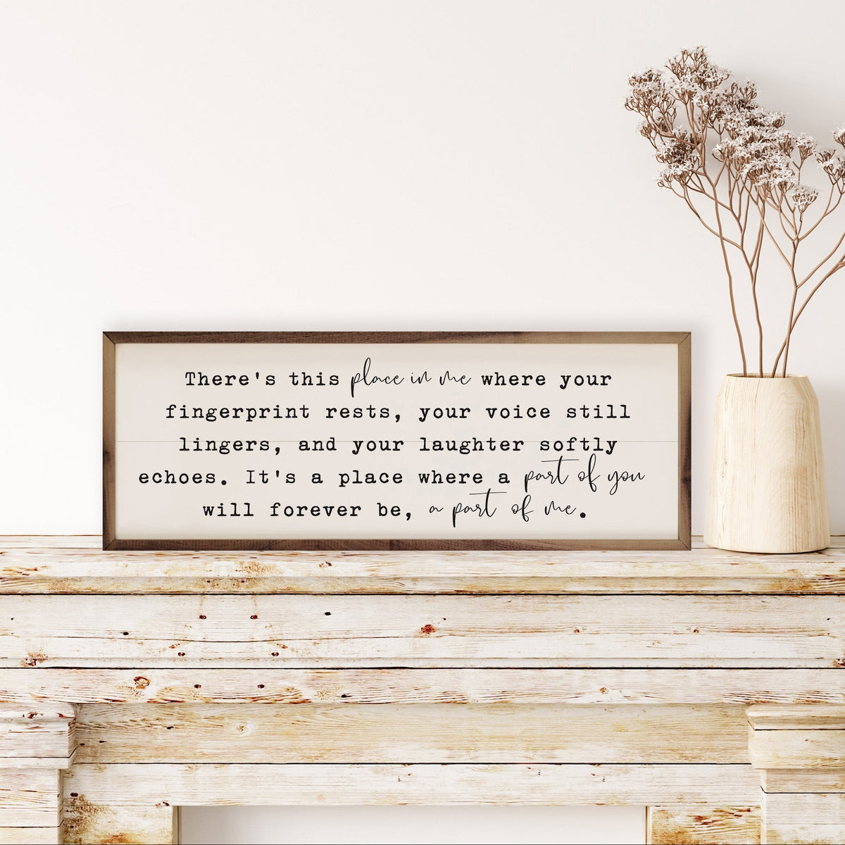 There’s This Place Wood Framed Print