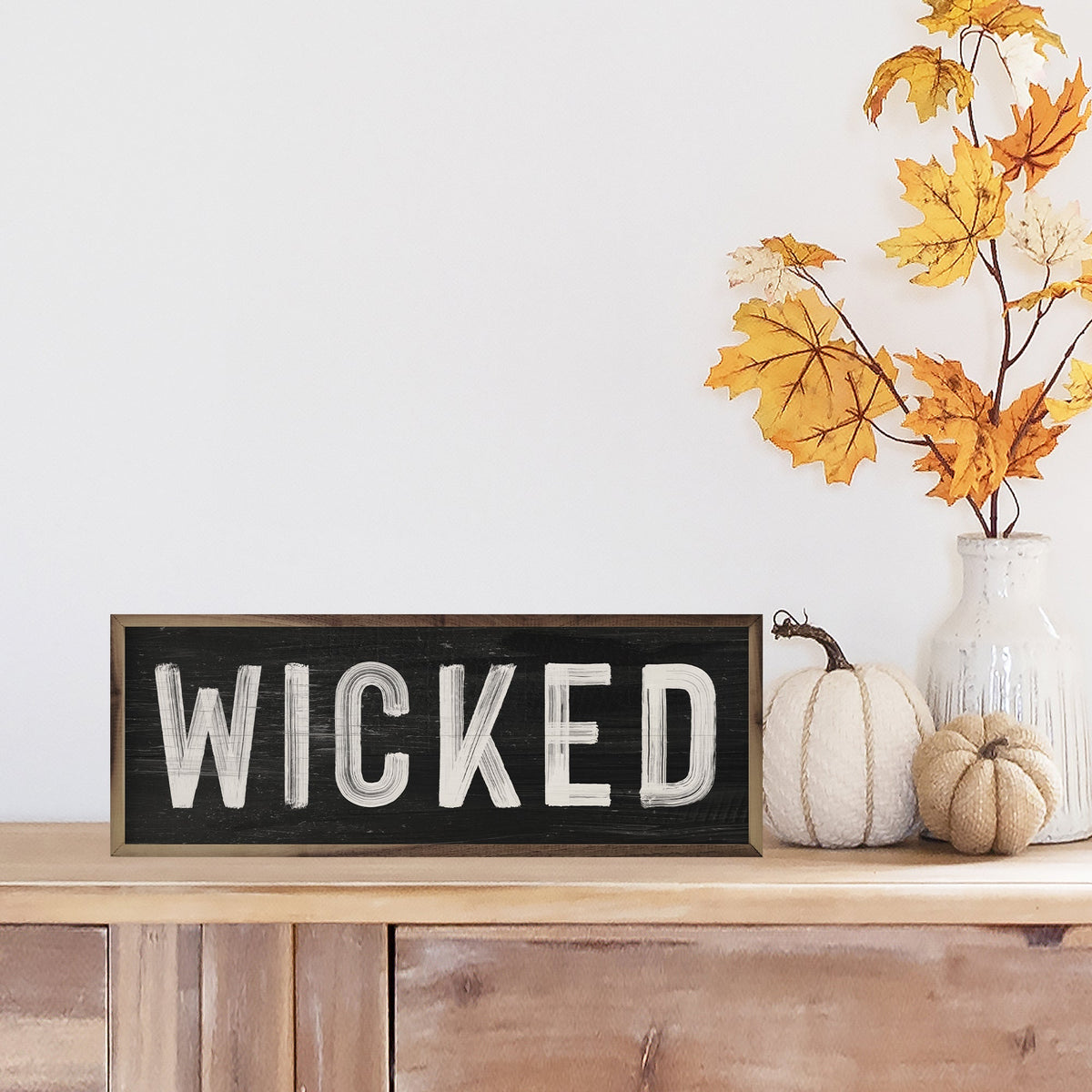 Wicked Wood Framed Print