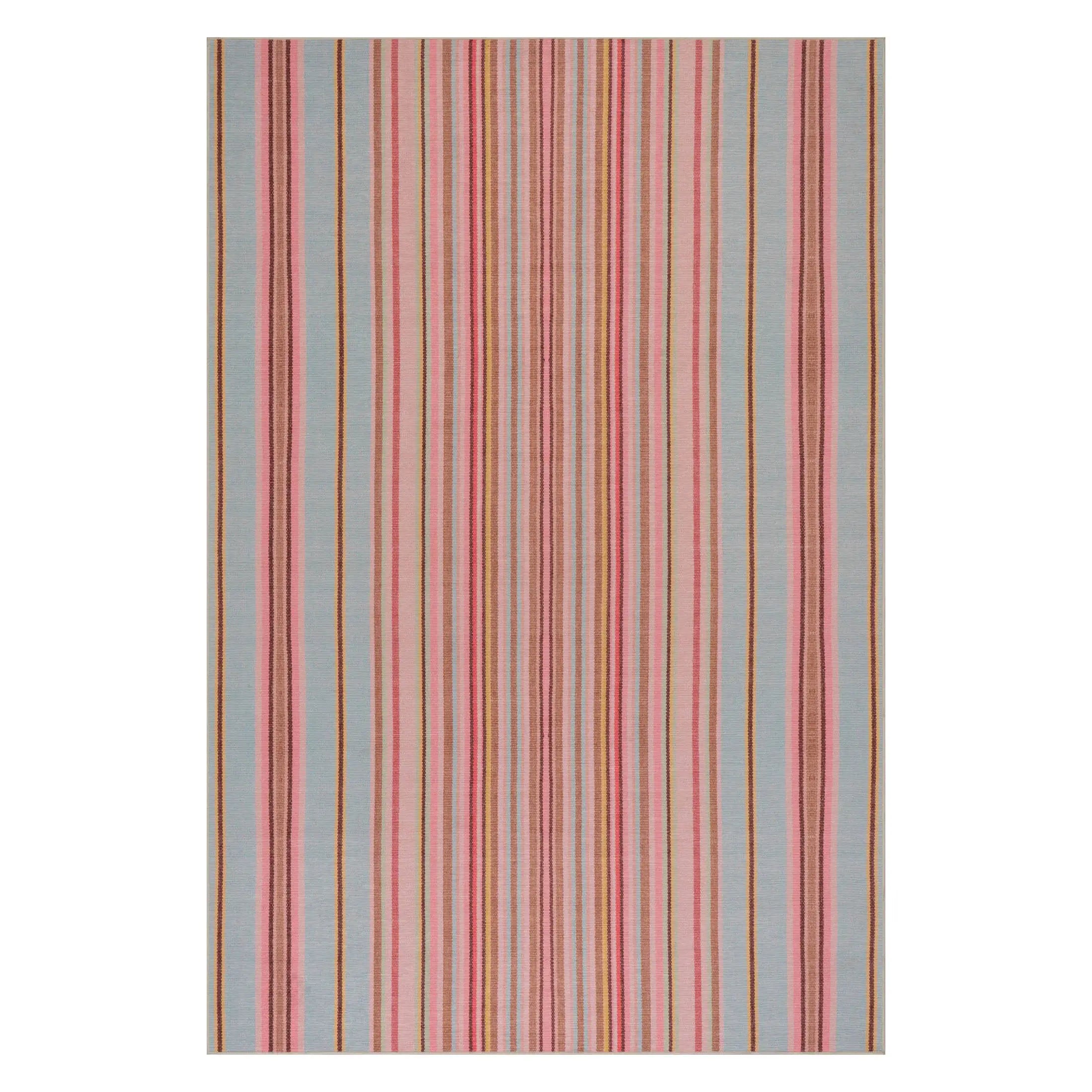 Jamaica Striped Machine Washable Rug